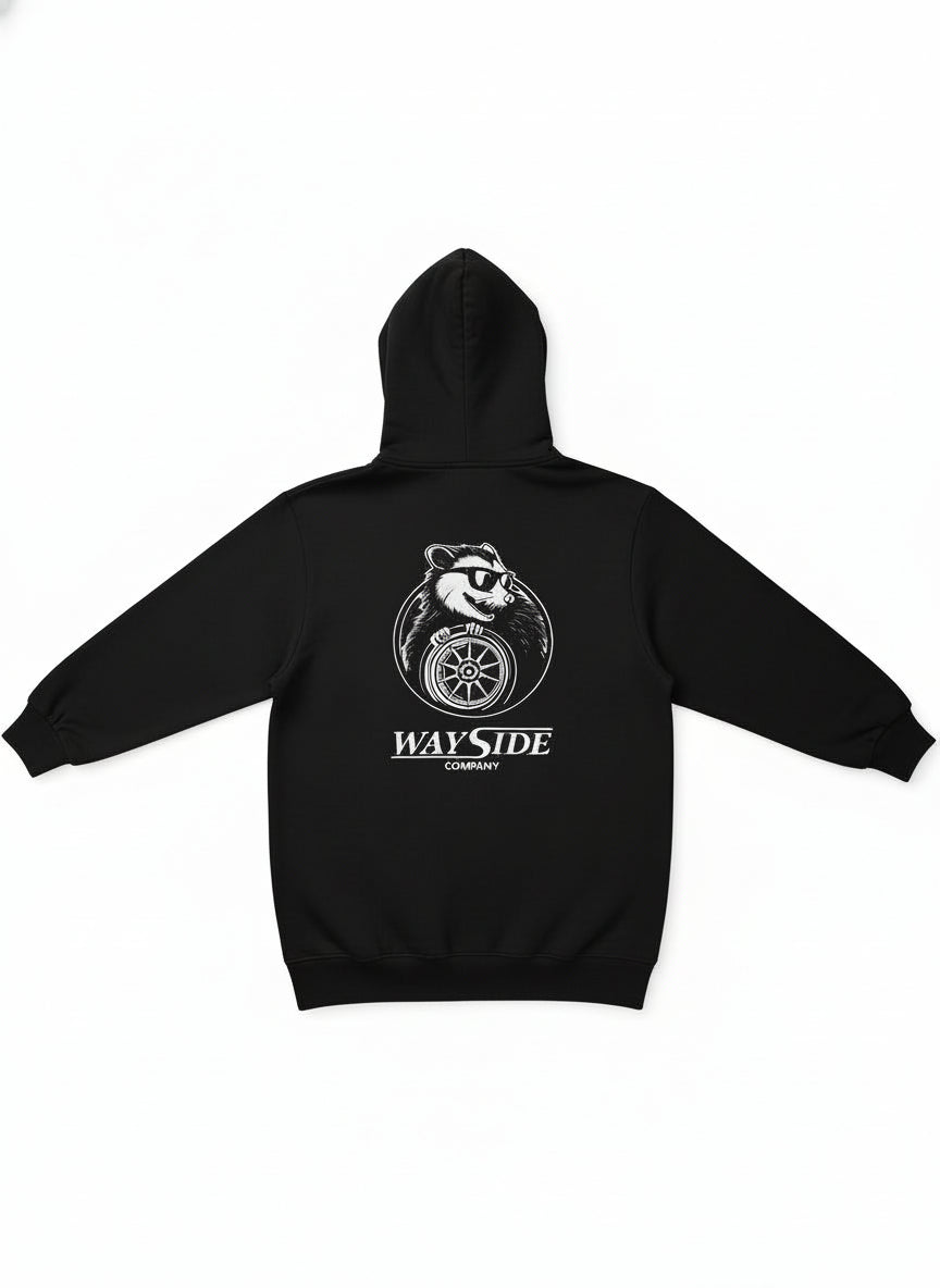 Black "OG" Design Zip-Up Hoodie