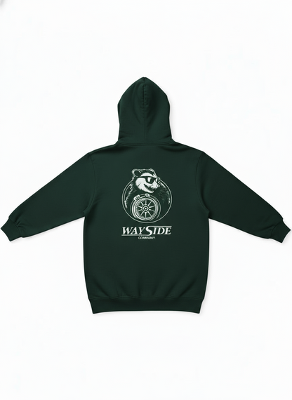 Green "OG" Design Zip-Up Hoodie