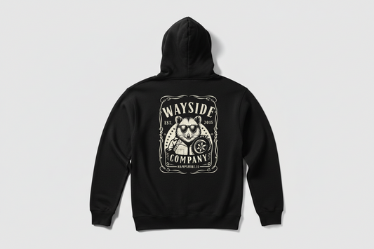 Black "JD" Design Hoodie